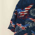 ジョージ GEORGE 星条旗 イーグル オープンカラーシャツ メンズ import:XL